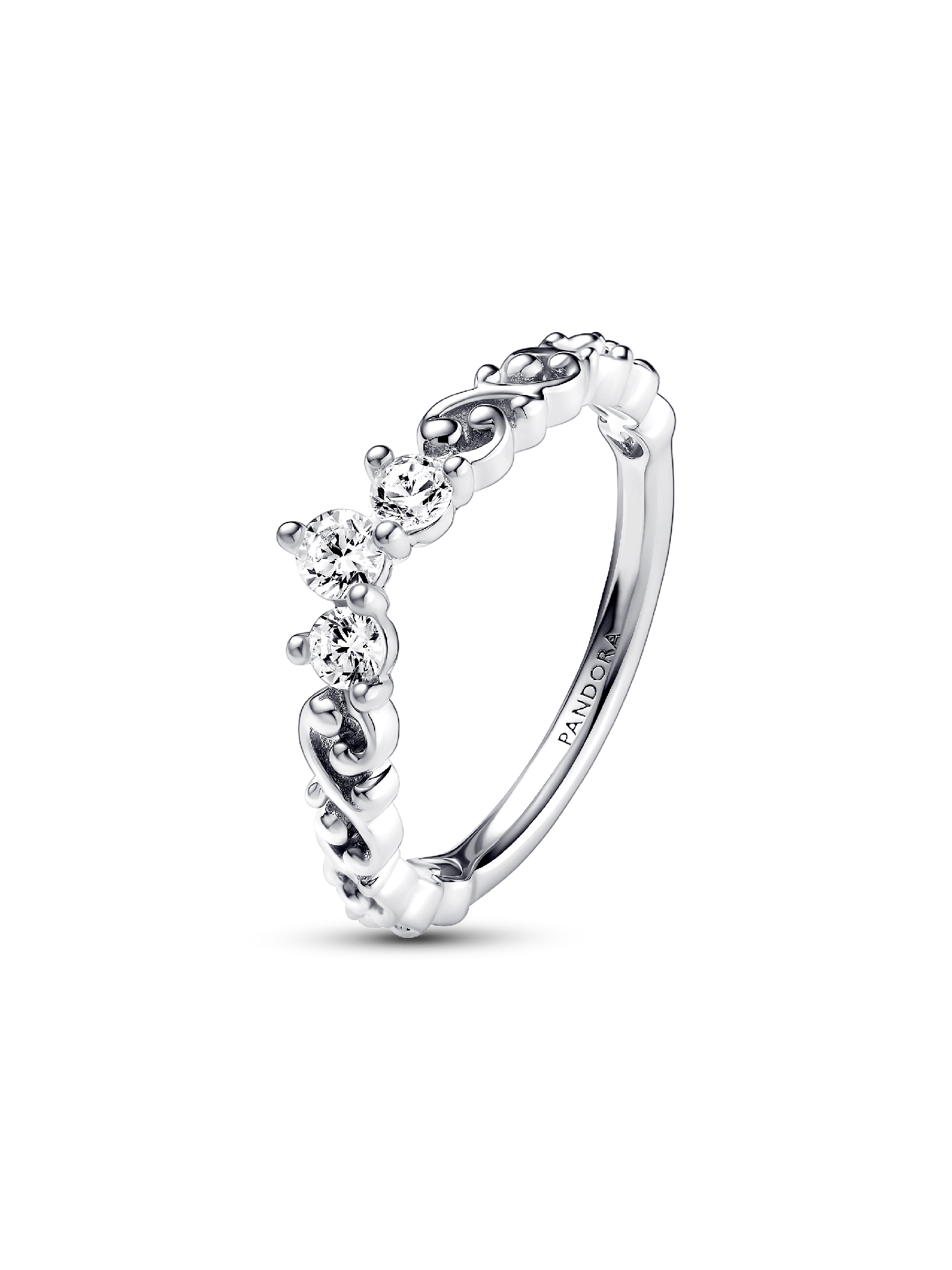 Regal Swirl Tiara Ring