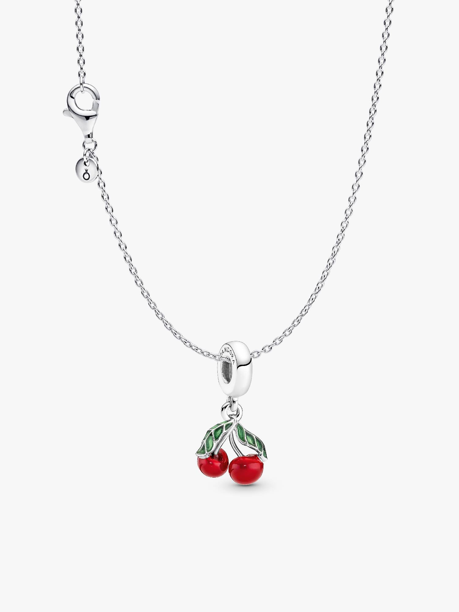 Megan’s Cherry Charm Necklace Set