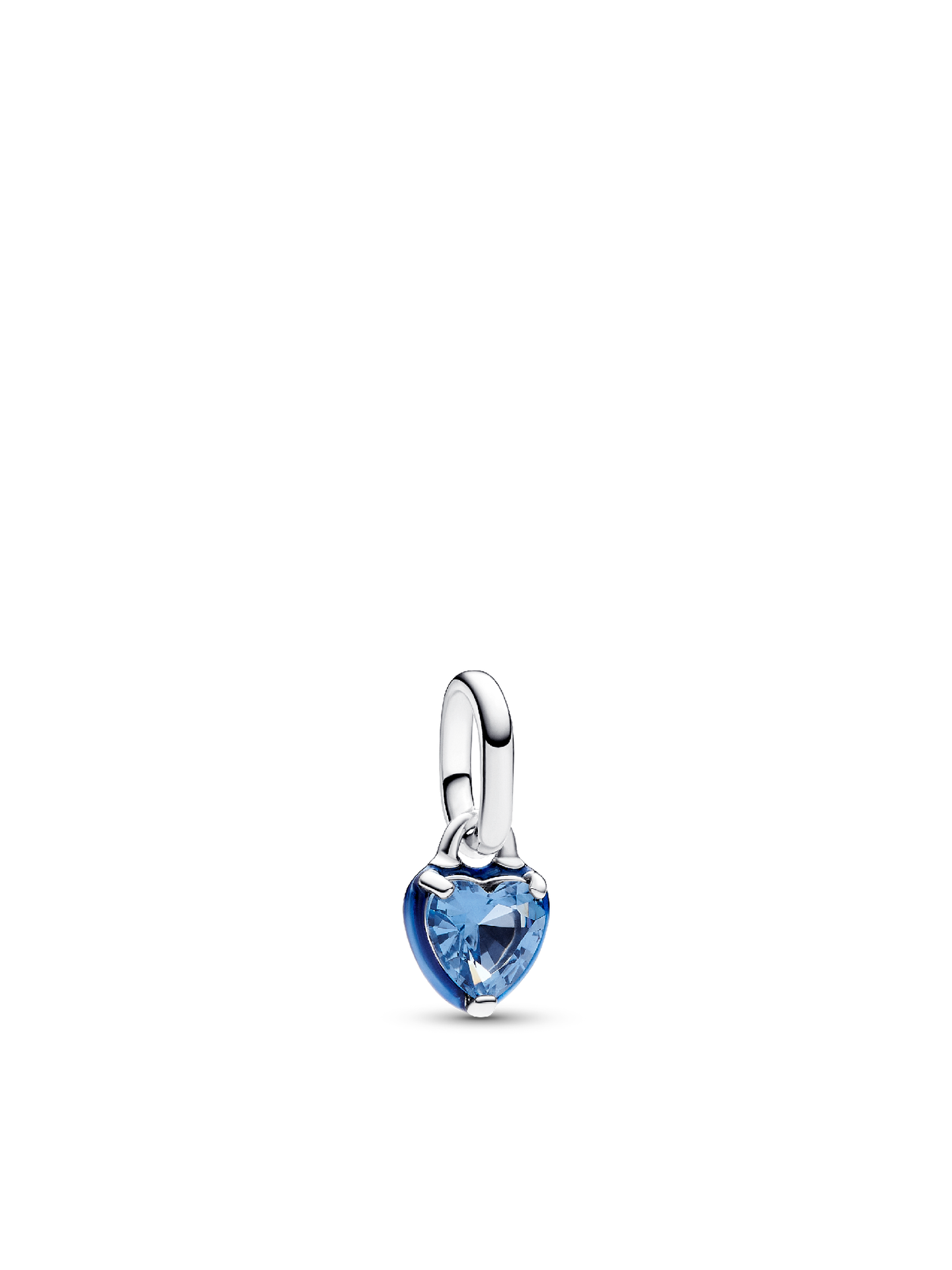 Шарм Pandora ME Blue Chakra Heart Mini Dangle Charm, цвет: Серебро — фото 1