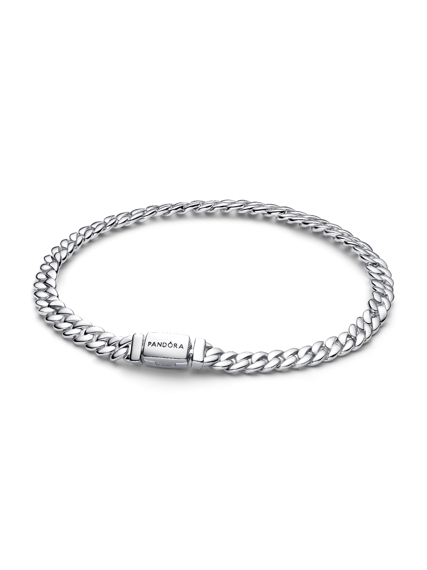 Cuban Chain Bracelet | Sterling silver | Pandora US