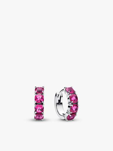 Sparkling Pink Tennis Jewelry Set