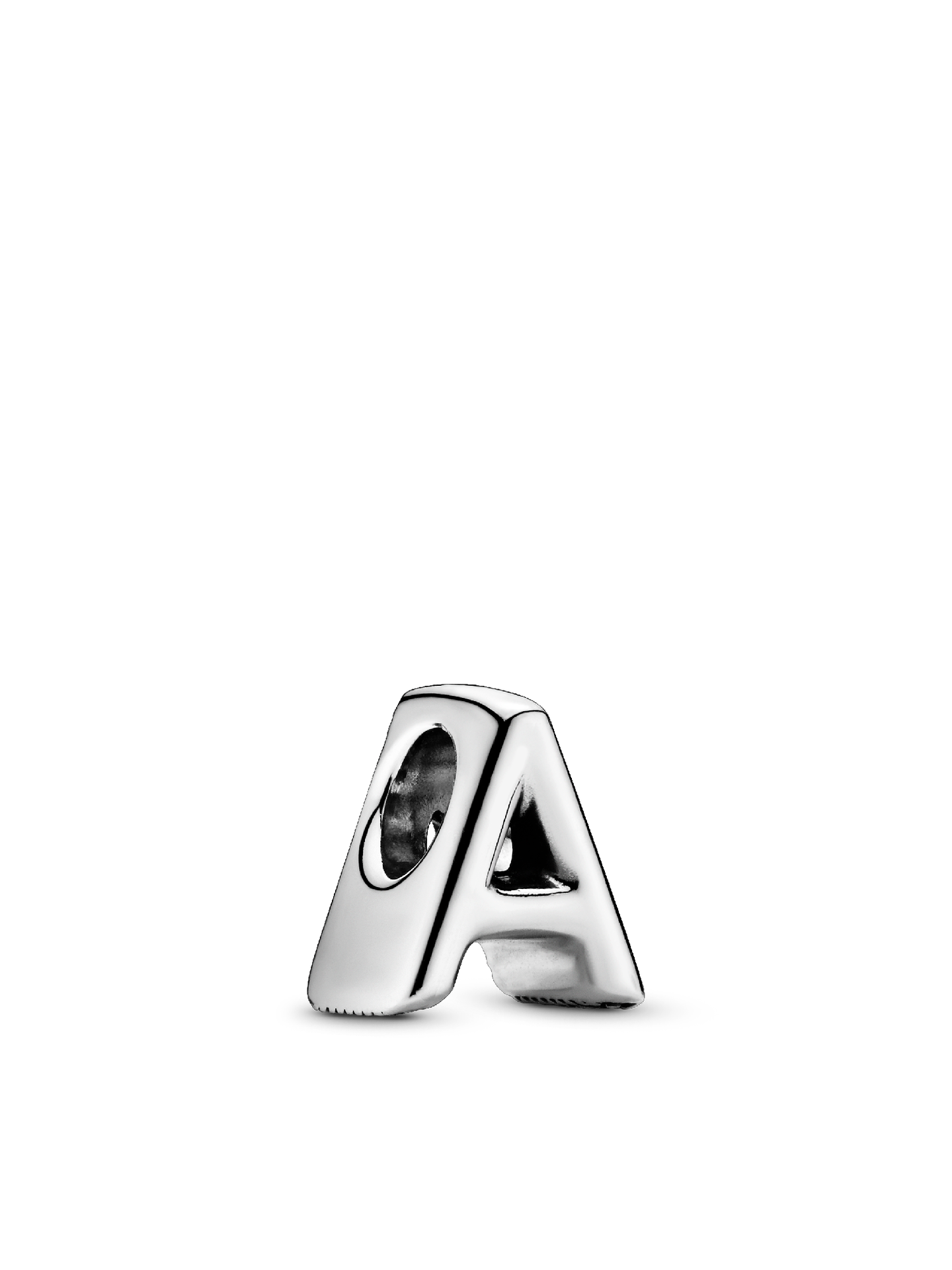 Женский шарм Pandora Letter A Alphabet Charm, цвет: Серебро — фото 1