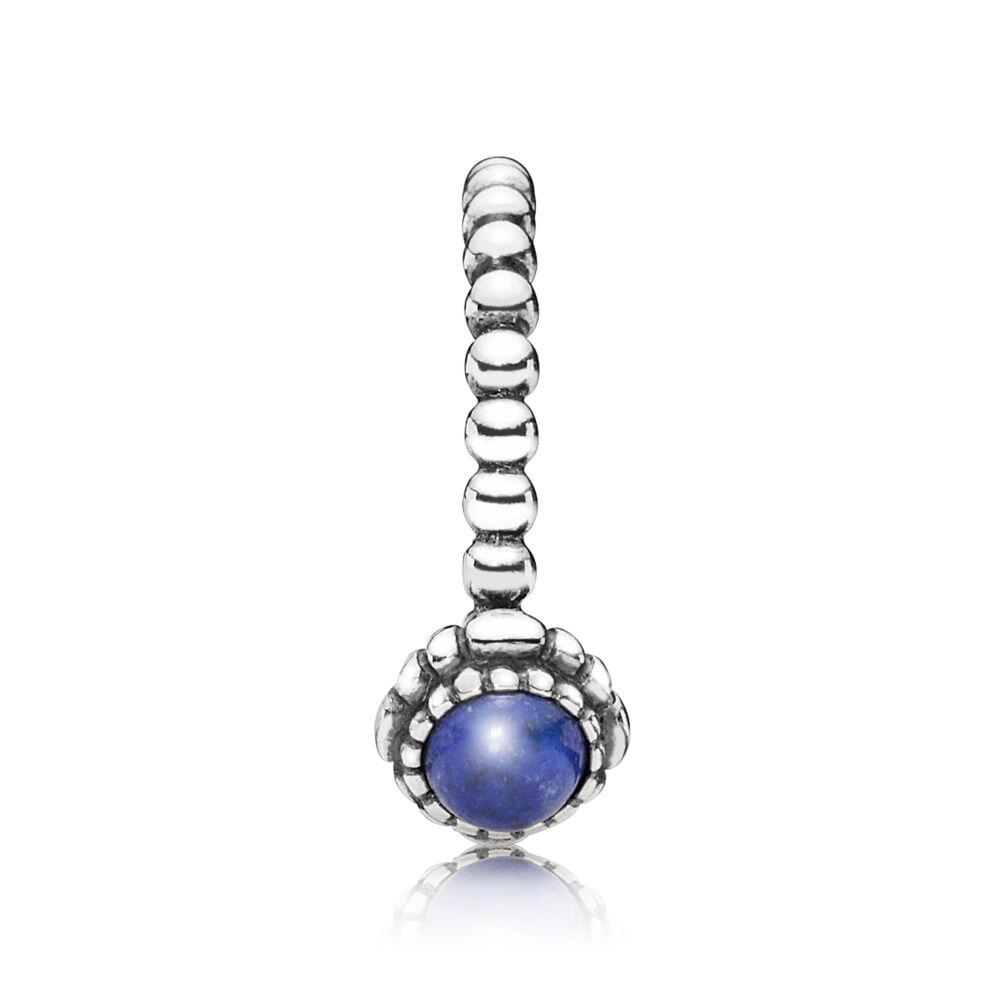 Anillo de plata esterlina 925 de Septiembre y lapislázuli