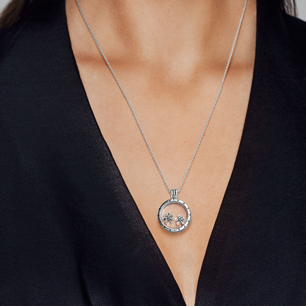 PANDORA Floating Locket Pendant, Medium 