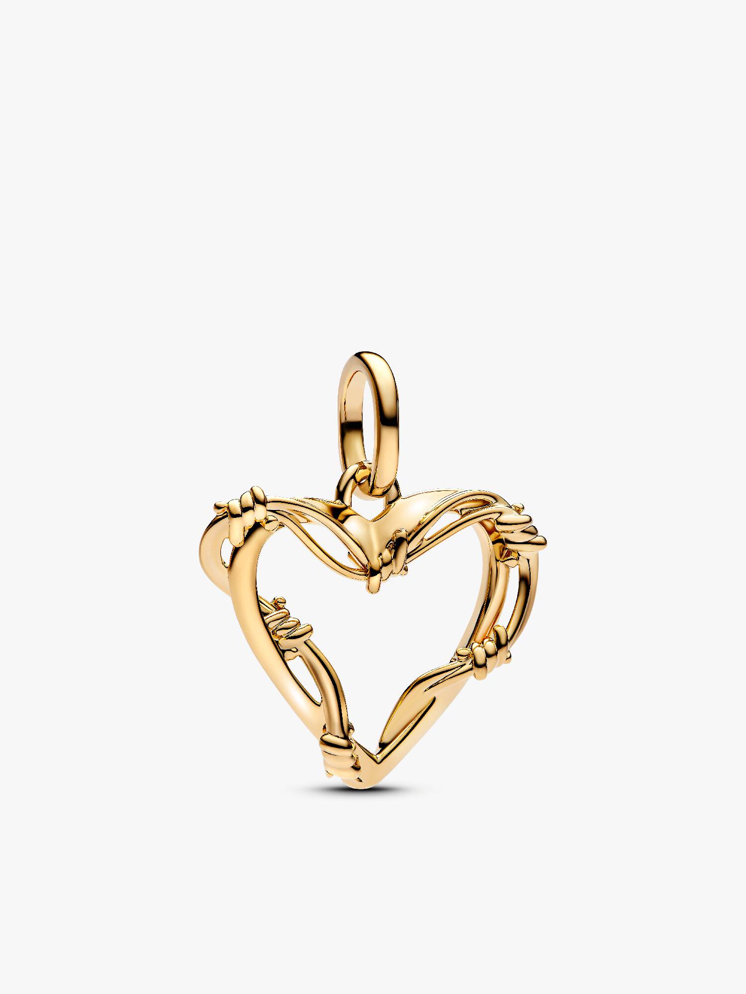 Wire Heart Dangle Charm