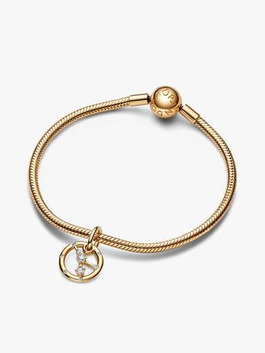 Cancer Zodiac Dangle Charm Bracelet Set