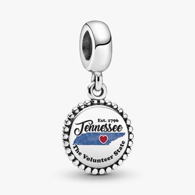 FINAL SALE - Tennessee Map Dangle Charm