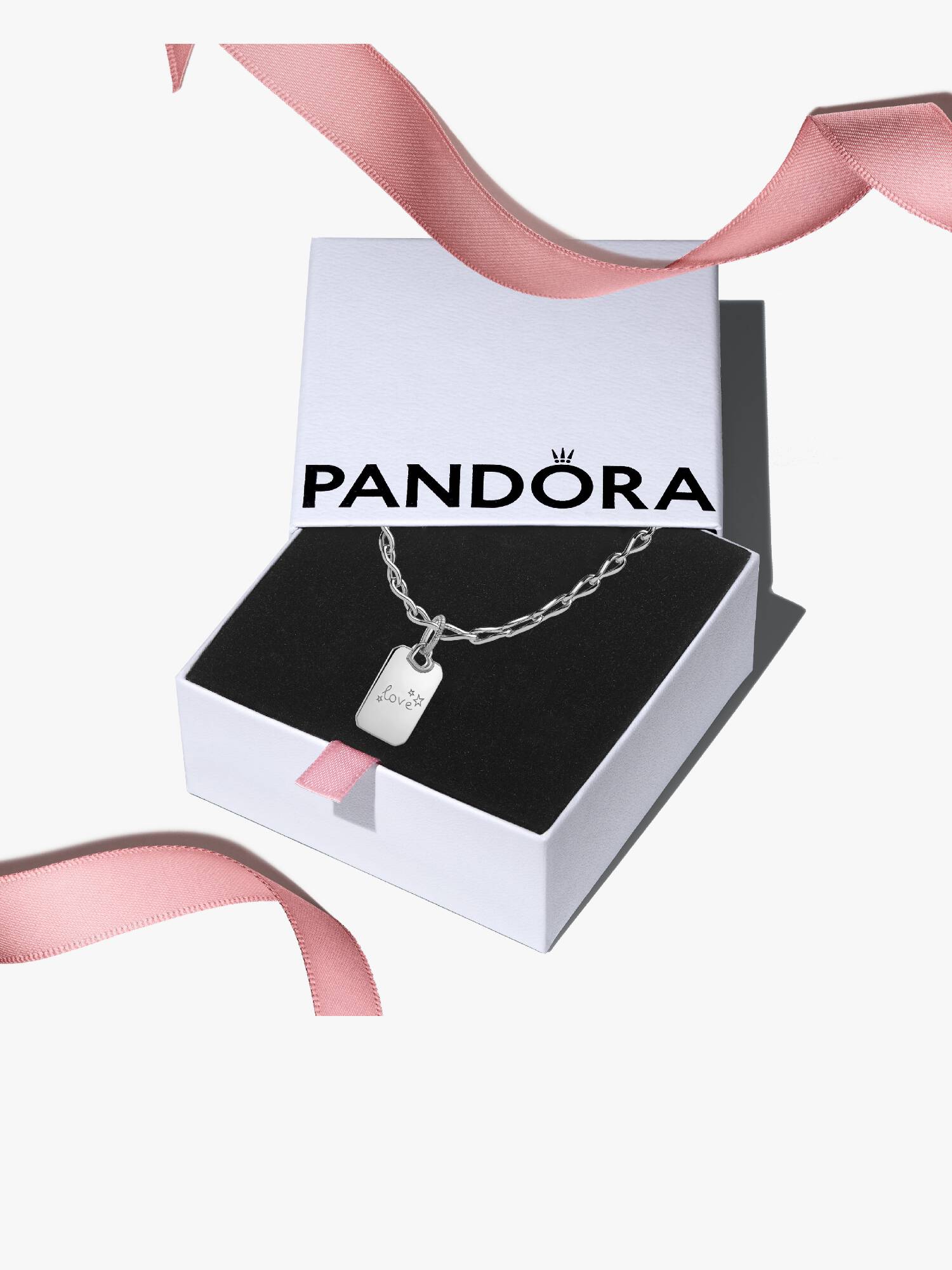 Engravable Silver Pendant & Necklace Gift Set