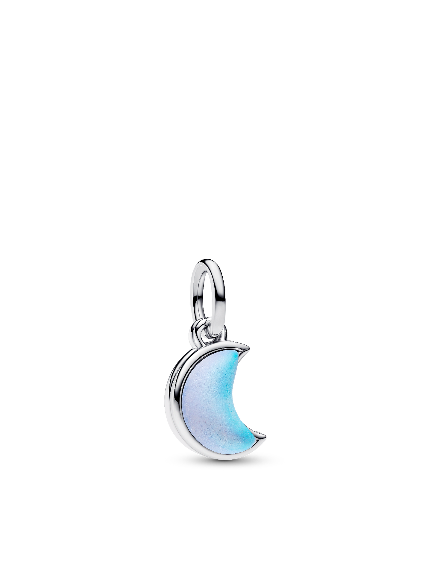 Женский шарм Pandora Crescent Moon Double Dangle Charm, цвет: Серебро — фото 1