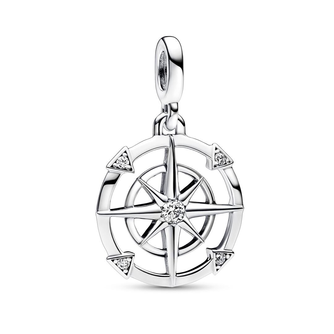 Pandora ME Compass Medallion Charm