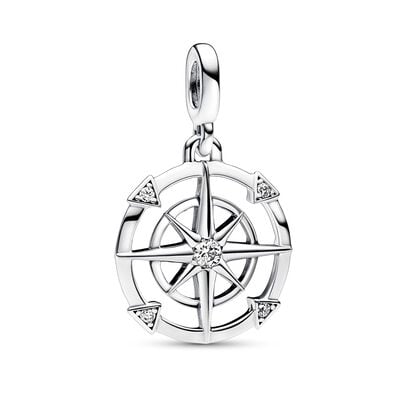 Pandora ME Compass Medallion Charm
