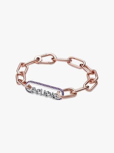 Limited Edition Pandora ME Styling Believe Word Link