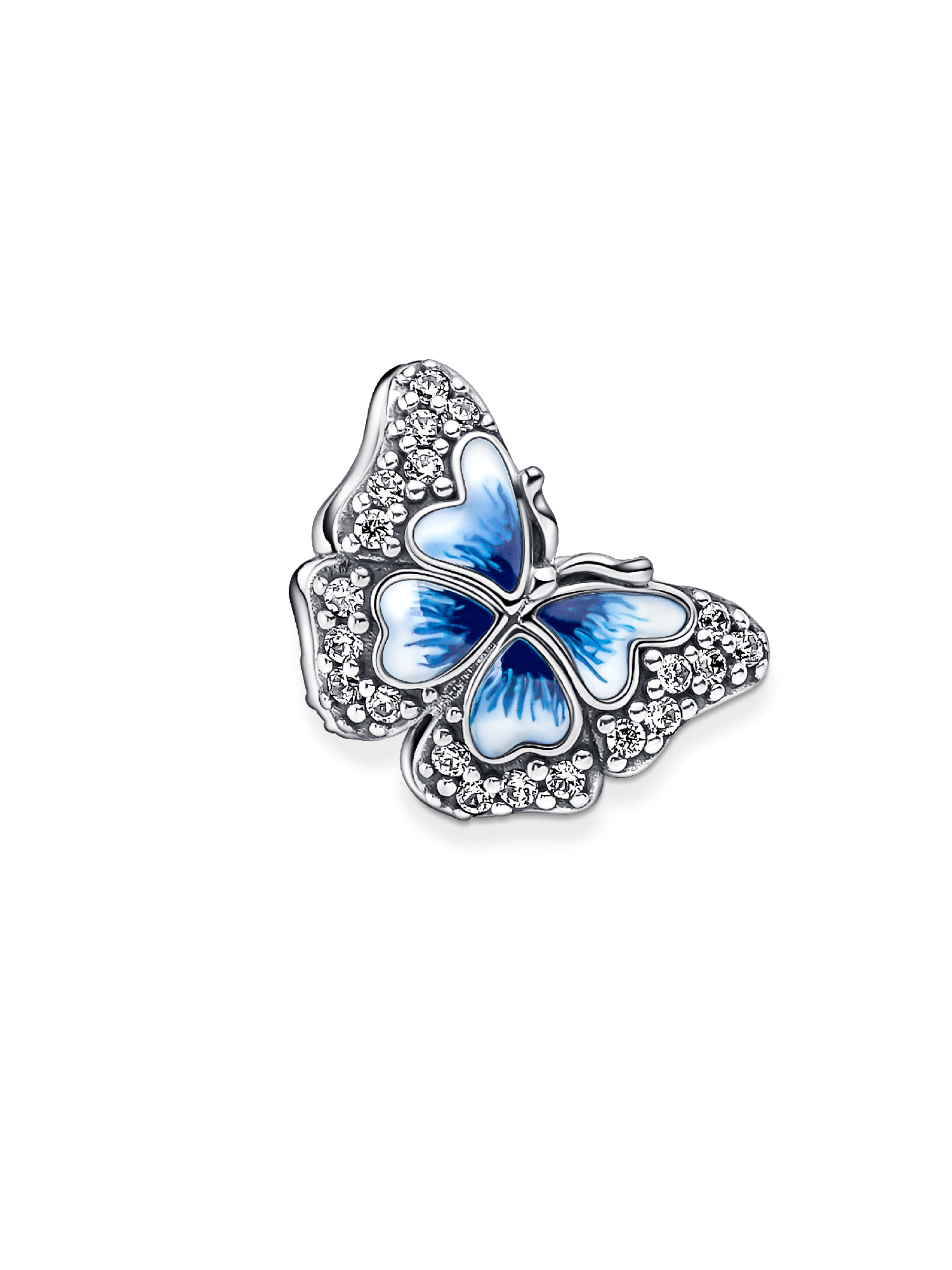 Blue Butterfly Sparkling Charm