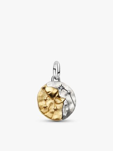 Aquarius Medallion Charm Necklace Set