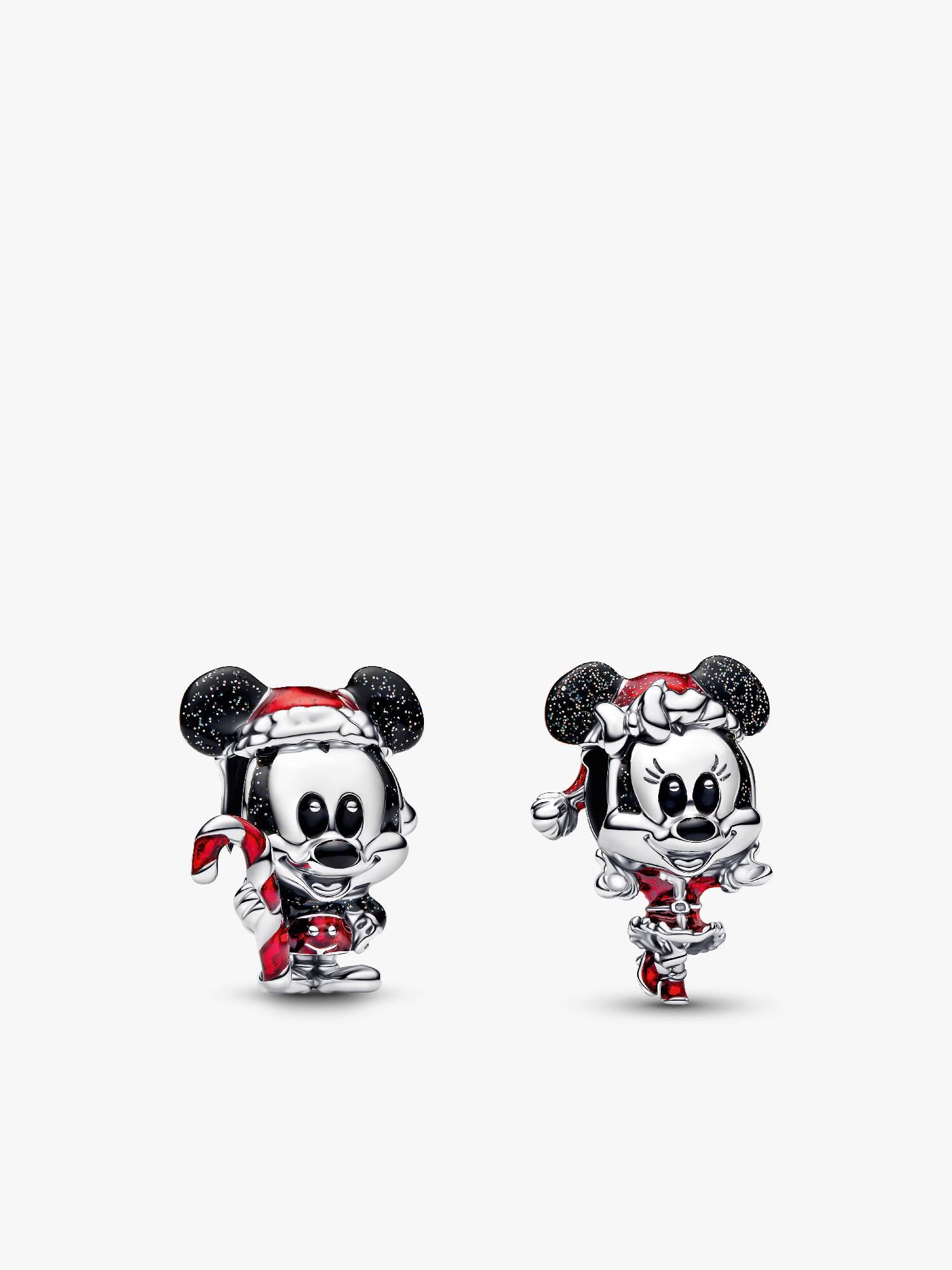 Disney Mickey and Minnie Christmas Charm Duo