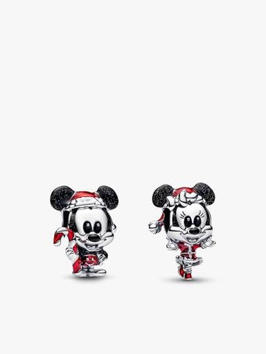 Disney Mickey and Minnie Christmas Charm Duo