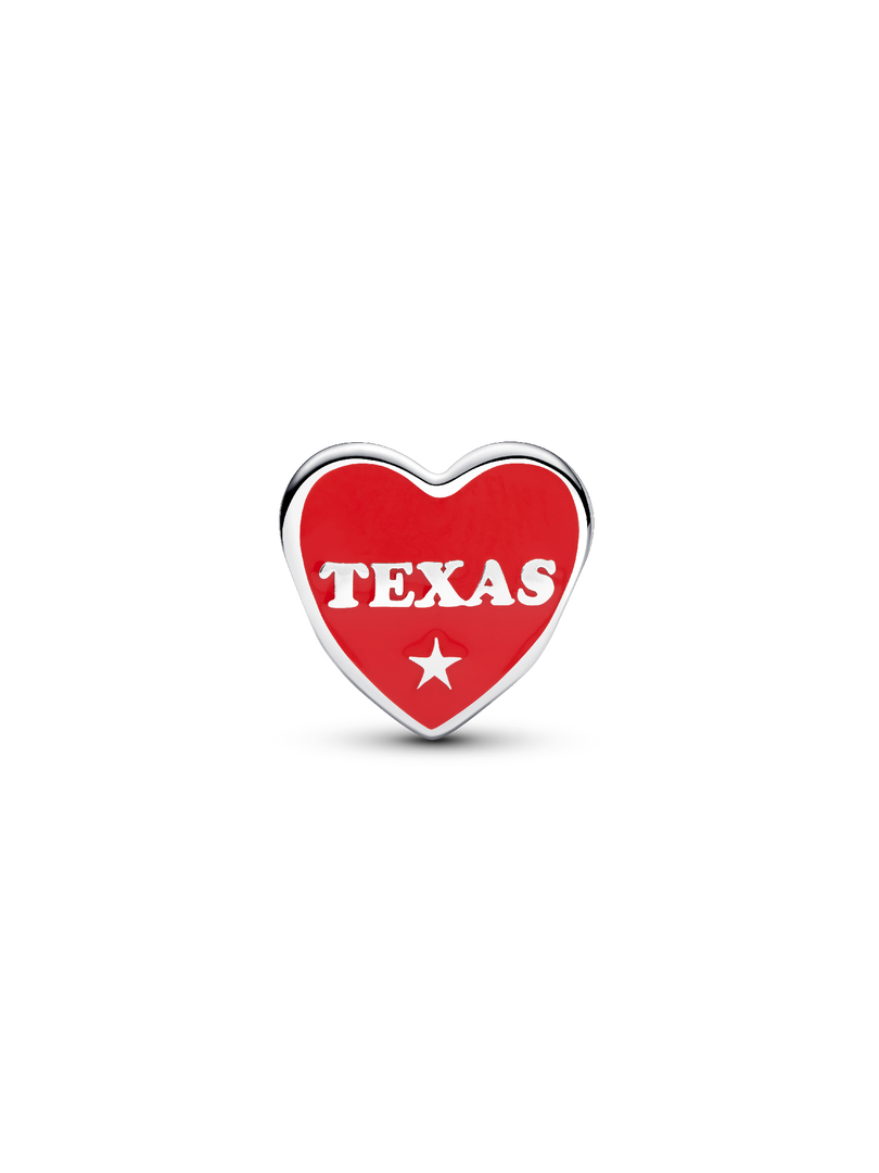 Texas Heart Charm