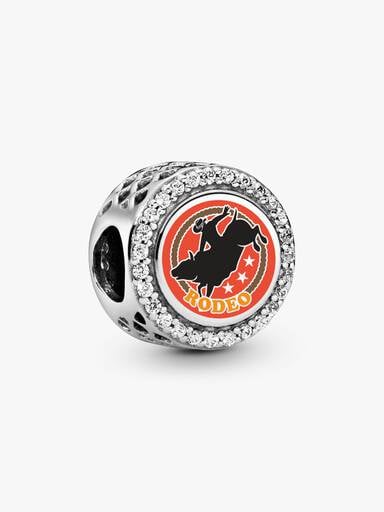 Rodeo Bucking Bull Charm