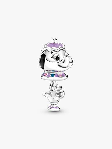 Disney Beauty and the Beast Mrs. Potts and Chip Dangle Charm