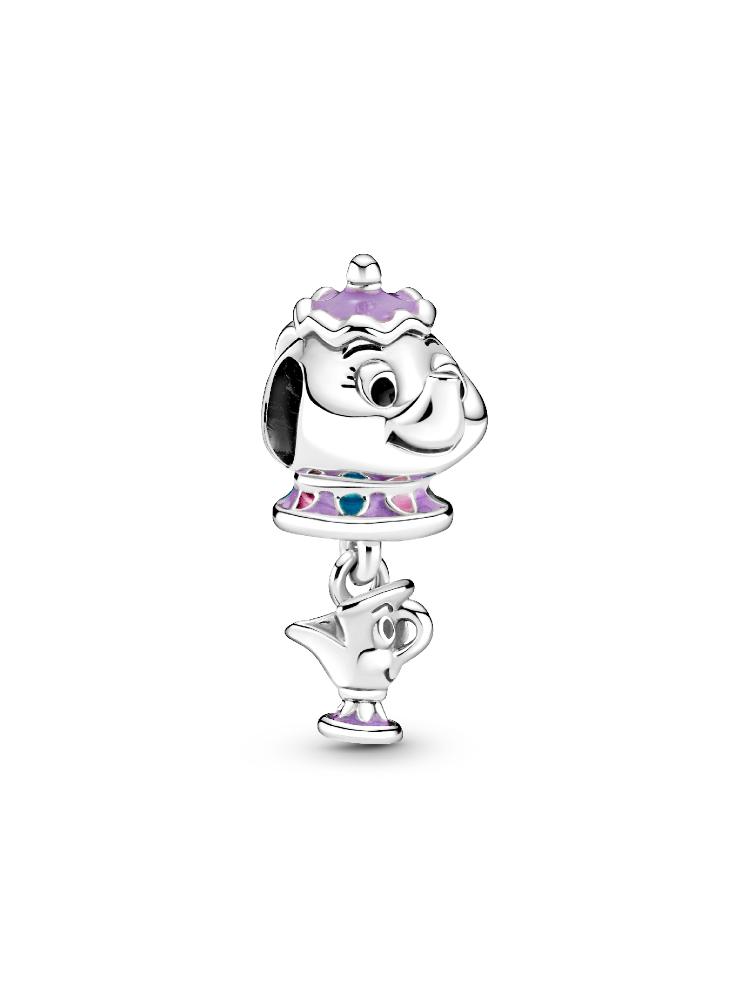 Disney Beauty and the Beast Mrs. Potts and Chip Dangle Charm