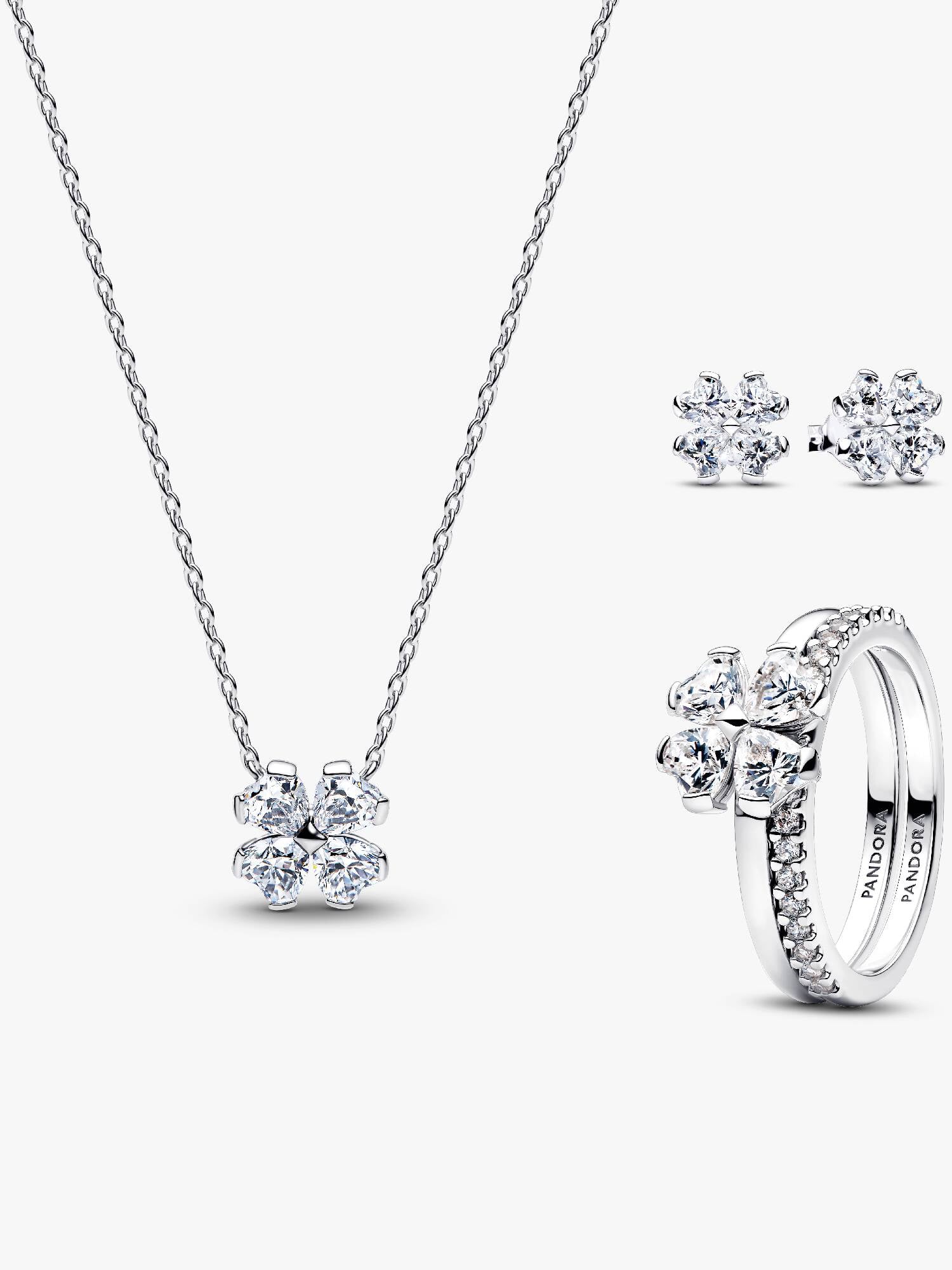 Lucky Little Sparkle Earring & Necklace Set