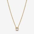 Pandora Era Bezel Lab-grown Diamond Pendant Necklace 0.15 carat tw 14k Gold