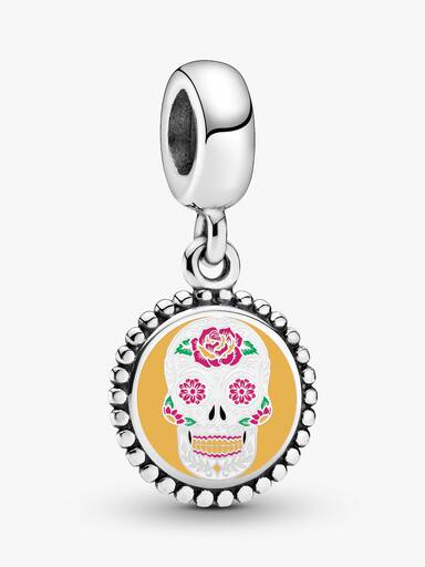 Sugar Skull Dangle Charm