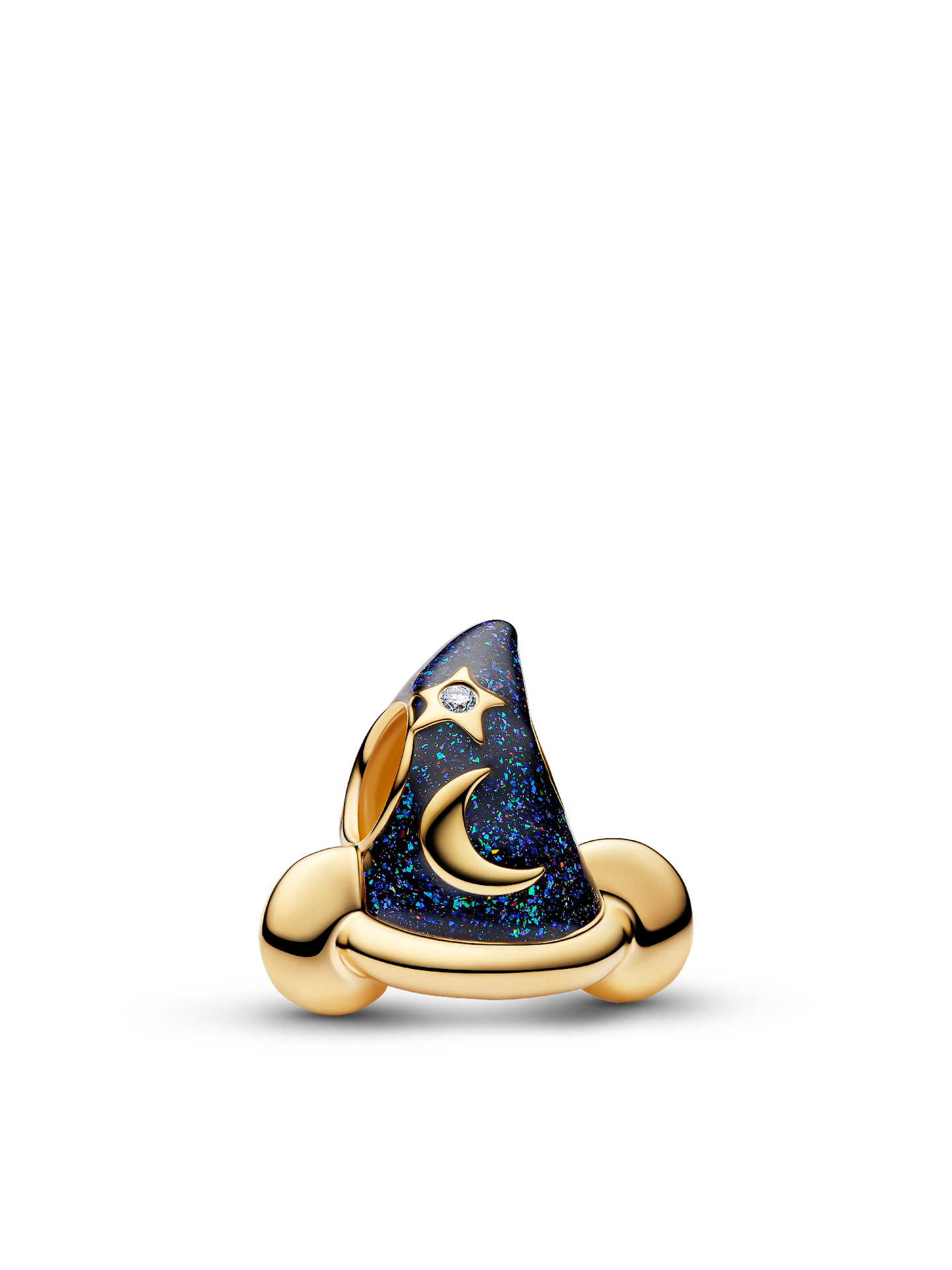 Женский шарм Pandora Disney Mickey Mouse Sorcerer's Hat Charm, цвет: Позолоченный — фото 1