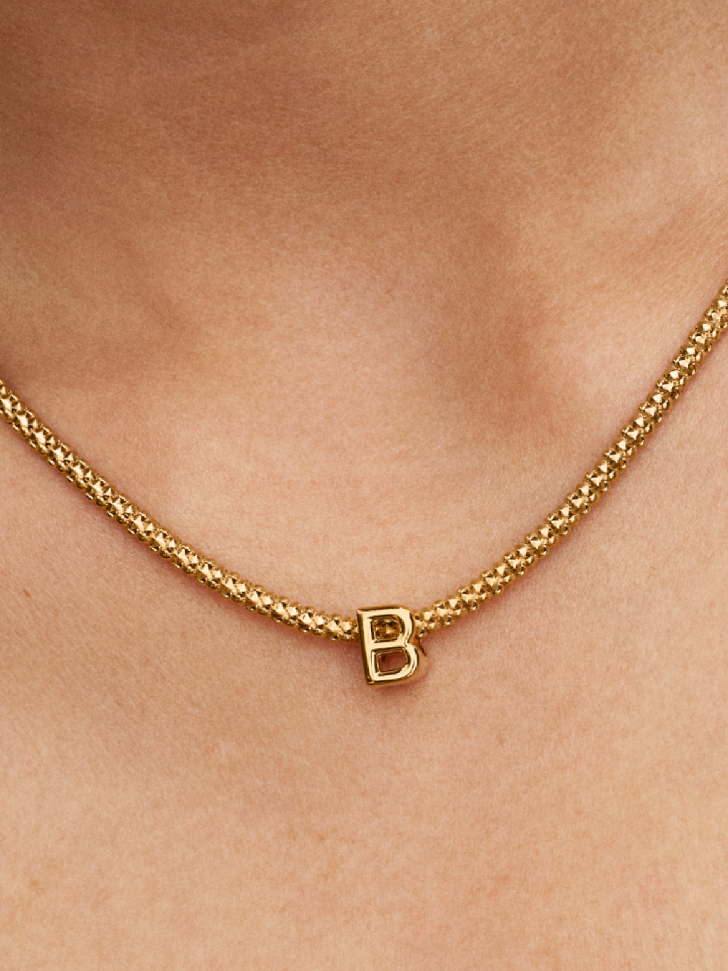 Женский шарм Pandora Letter B Alphabet Charm, Gold plated, цвет: Золотой с покрытием — фото 3