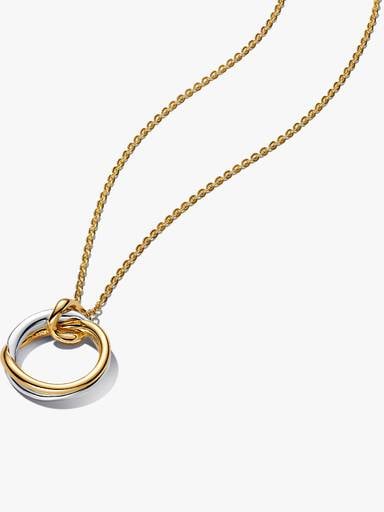Entwined together necklace set