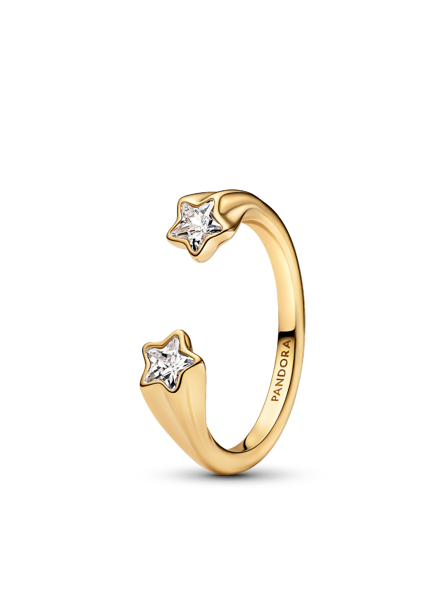 Женское кольцо Pandora Shooting Stars Open, Gold plated, цвет: Позолоченный