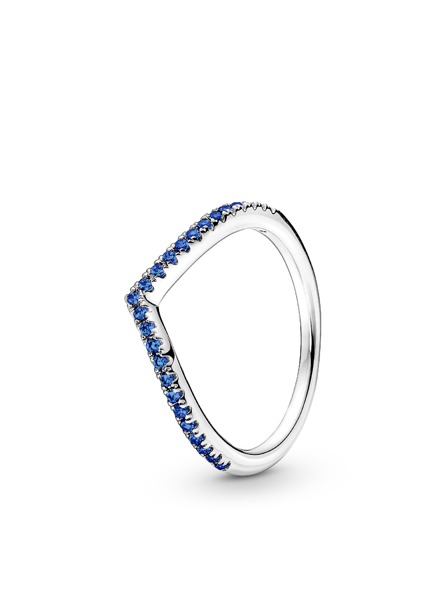 Женское кольцо Pandora Timeless Wish Sparkling Blue, цвет: Серебро
