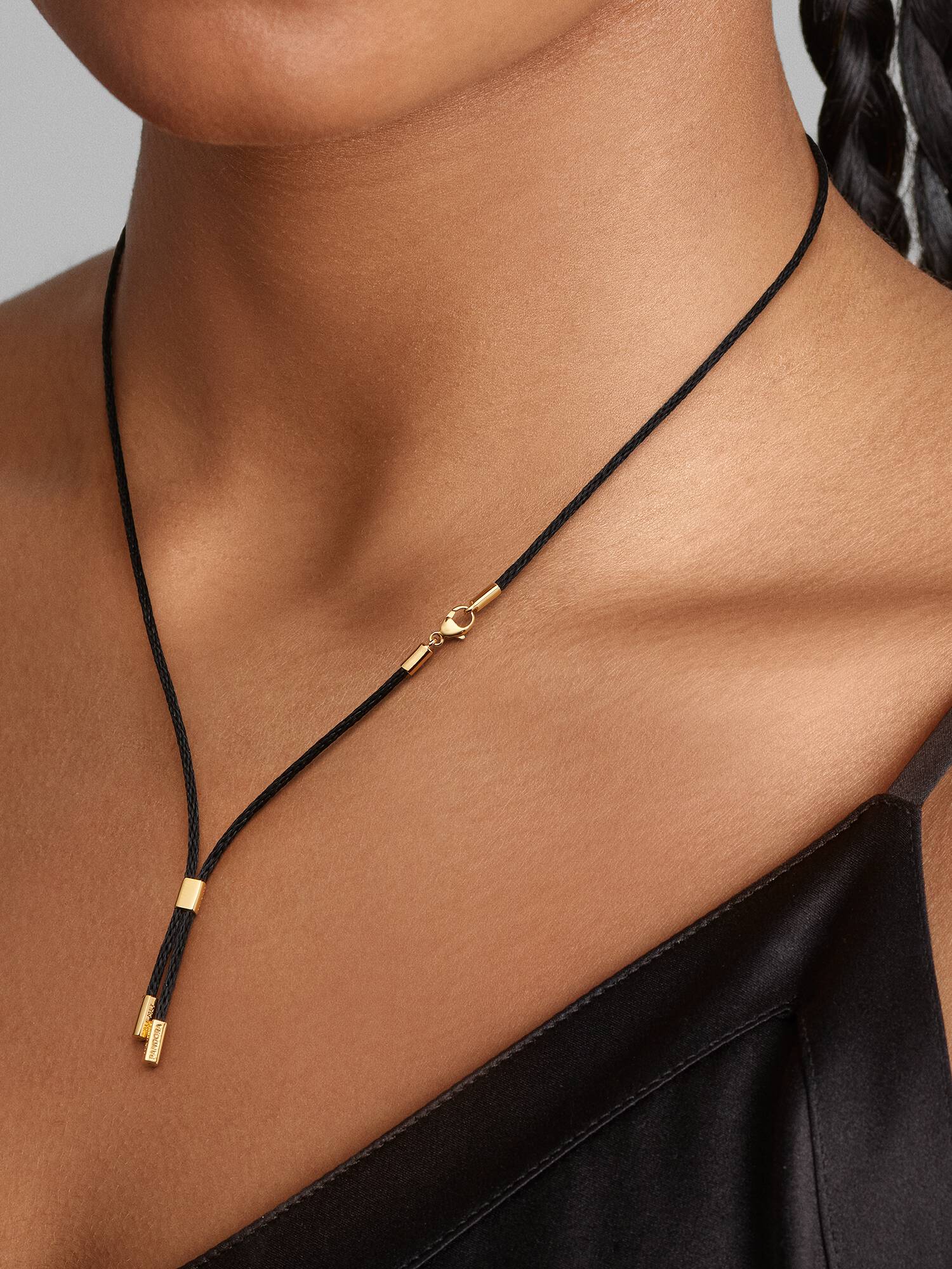 Pandora Talisman Recycled Polyester Cord Necklace