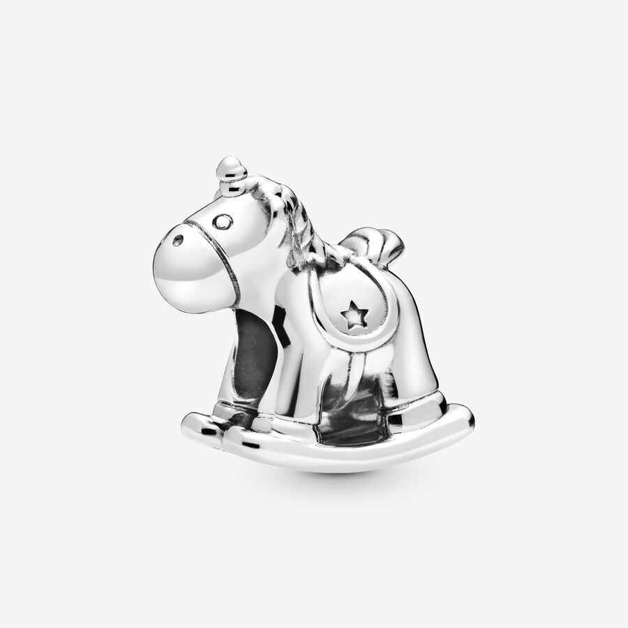 FINAL SALE - Bruno the Unicorn Rocking Horse Charm image number 0