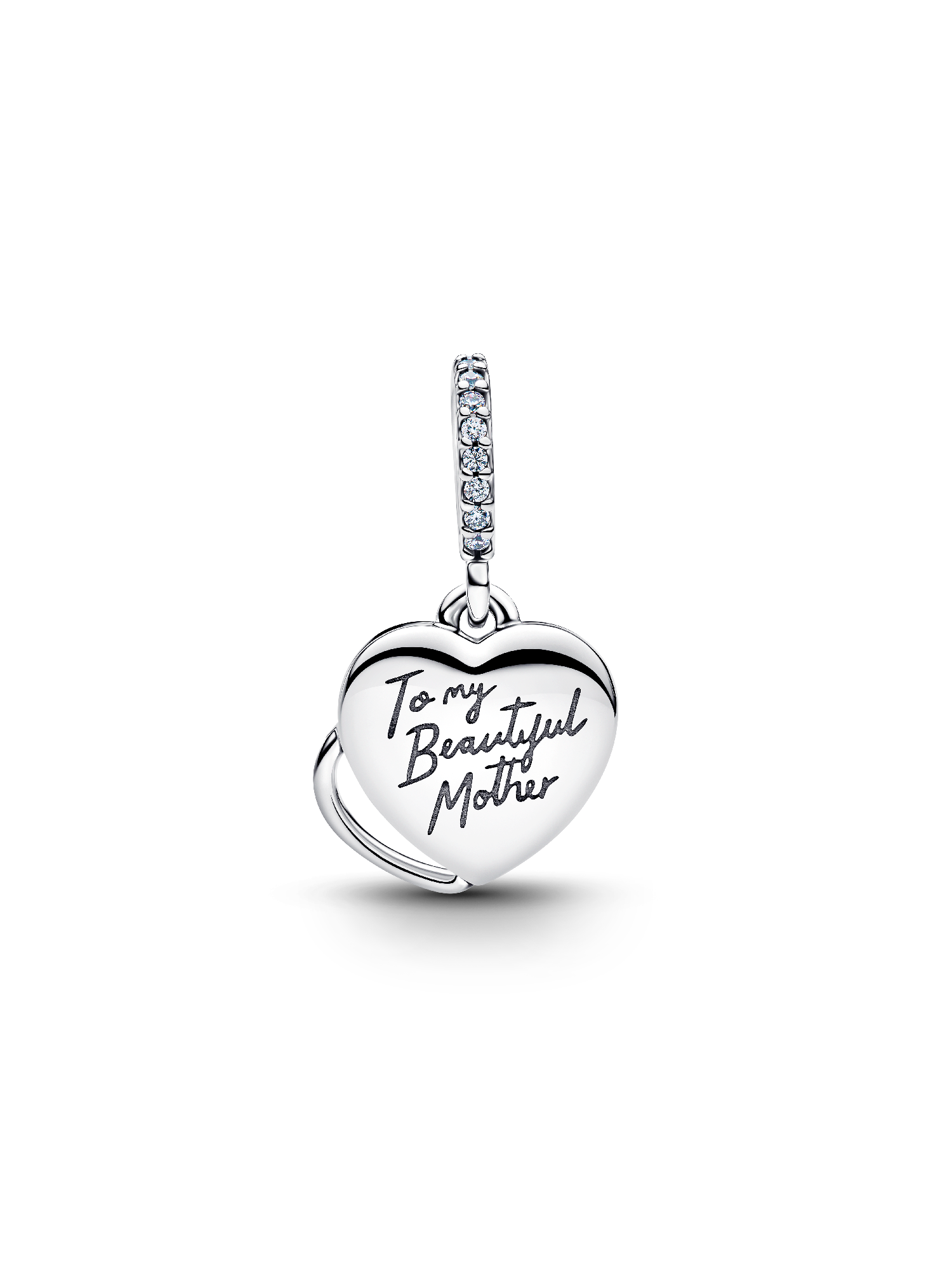 Beautiful Mother Double Dangle Charm