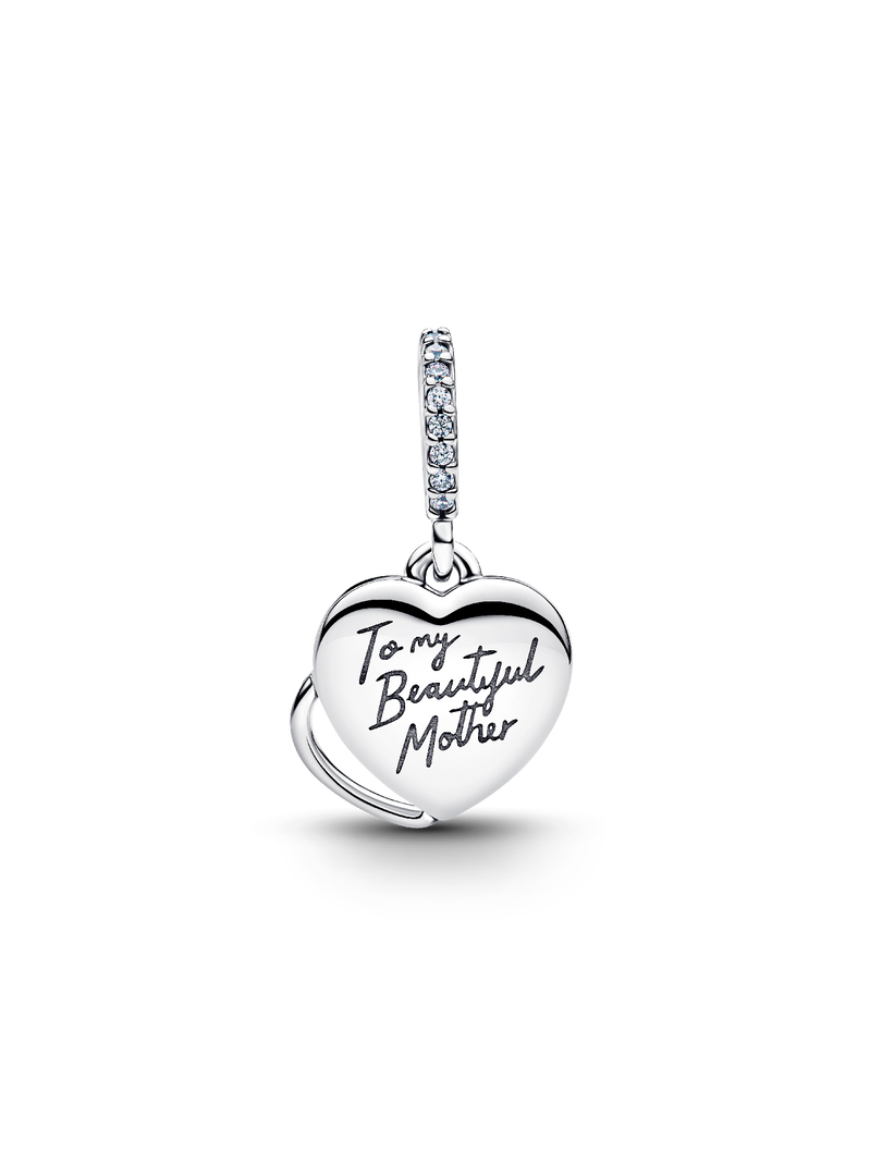 Beautiful Mother Double Dangle Charm