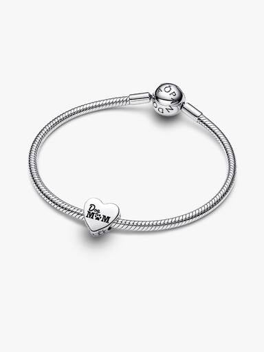 Engravable Dog Mom Heart Charm