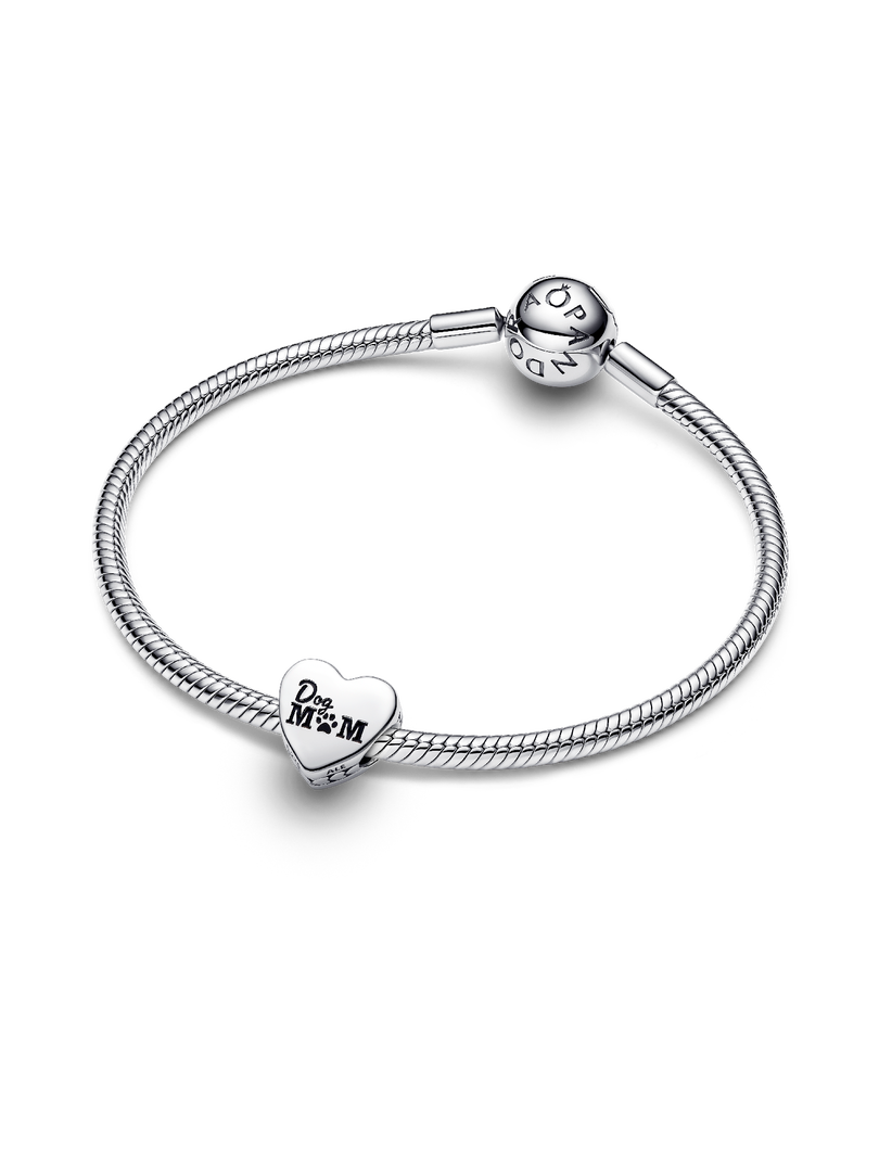 Engravable Dog Mom Heart Charm