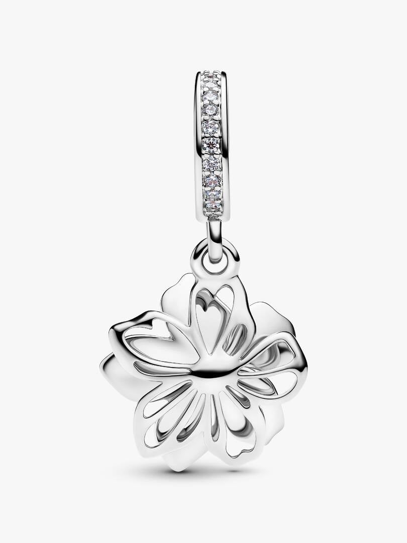 390770c01 Blue Blossom Dangle Charm | Pendant | Sterling silver | Pandora US