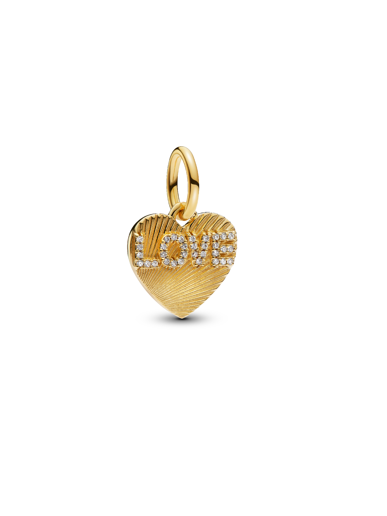 Engravable Love Heart Dangle Charm