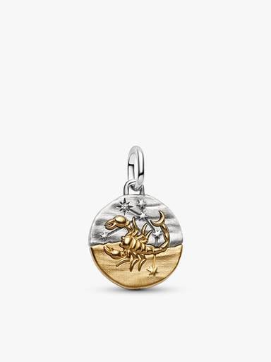Scorpio Medallion Charm Bracelet Set