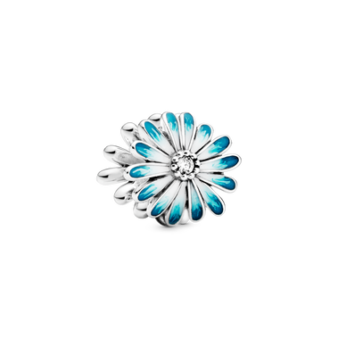 FINAL SALE - Blue Daisy Flower Charm