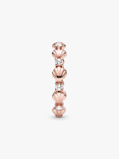 FINAL SALE - Sparkling Seashell Band Ring
