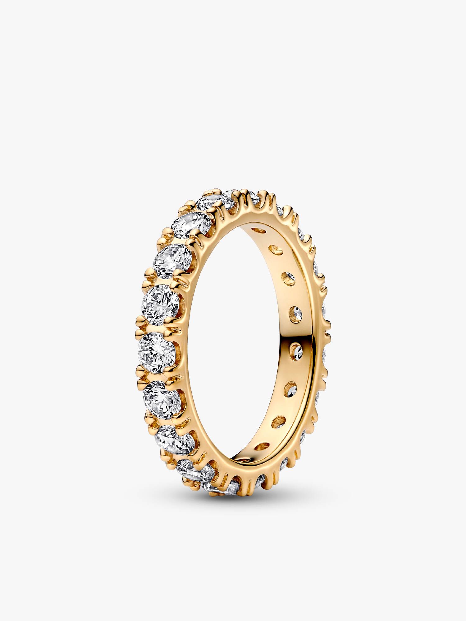 Sparkling Row Eternity Ring