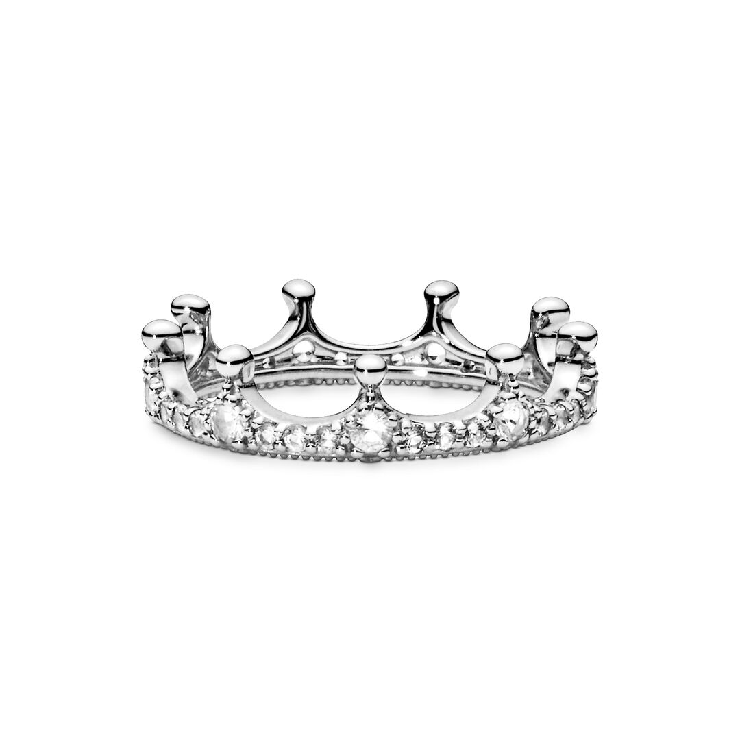 FINAL SALE - Clear Sparkling Crown Ring