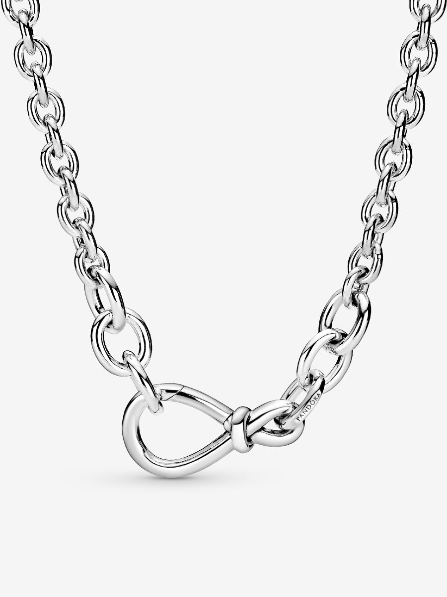 Chunky Infinity Knot Chain Necklace