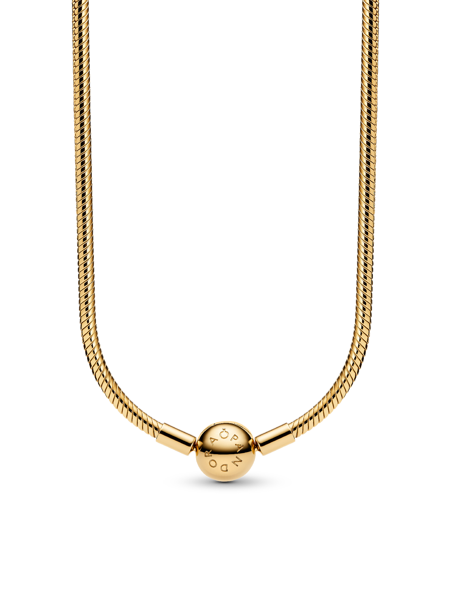 Женская цепочка Pandora Snake Chain, цвет: Позолоченный — фото 1