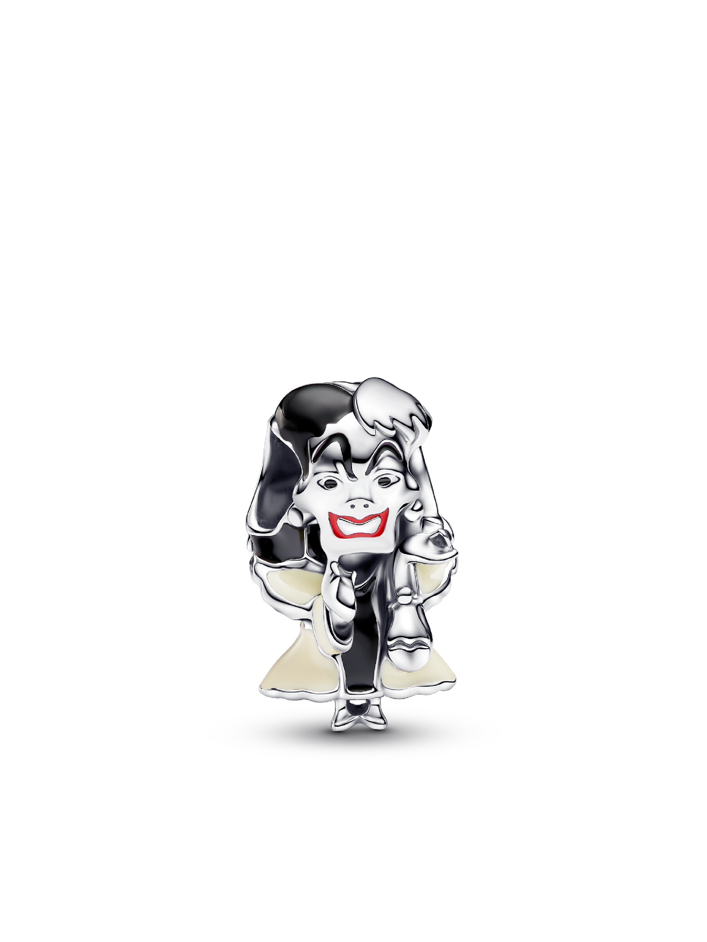 Женский шарм Pandora Disney Villains Cruella De Vil Charm, цвет: Серебро — фото 1