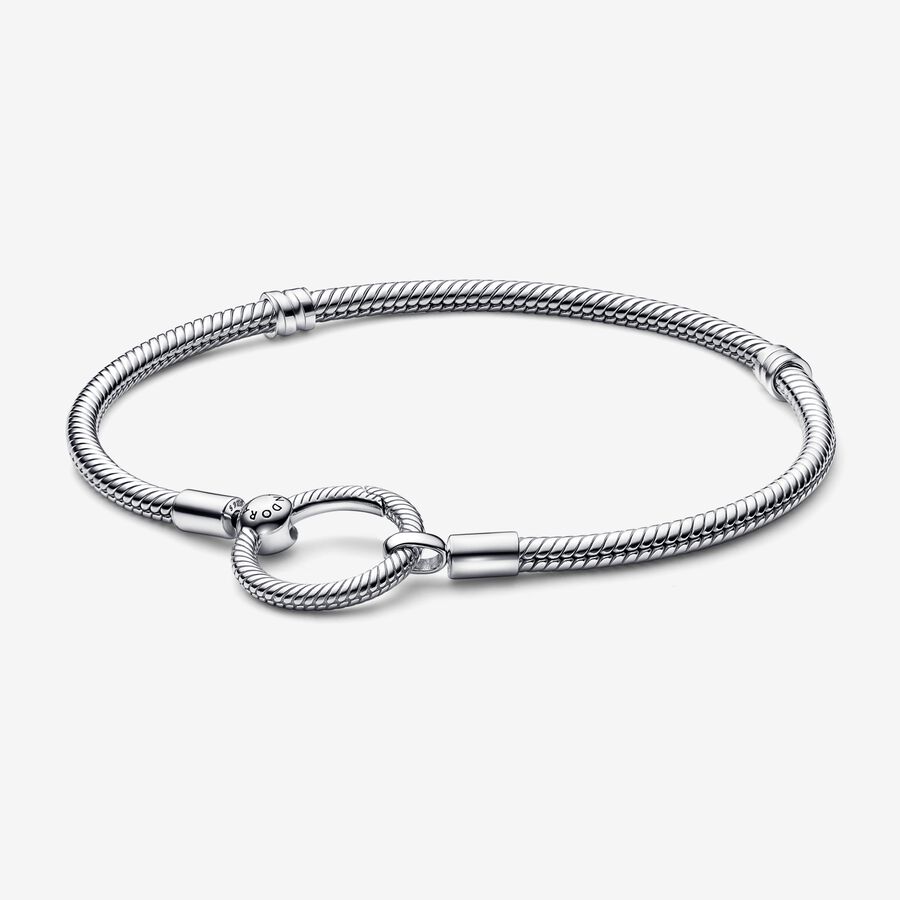 Grappig Quagga Eindig Pandora Moments O Closure Snake Chain Bracelet | Sterling silver | Pandora  US