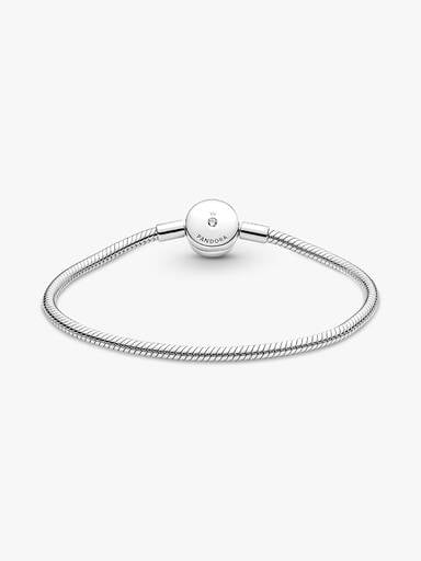 Pandora Moments Halo Snake Chain Bracelet